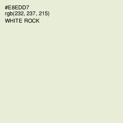 #E8EDD7 - White Rock Color Image